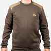 Pullover 500 - Brown with Embroidered Wild Boar