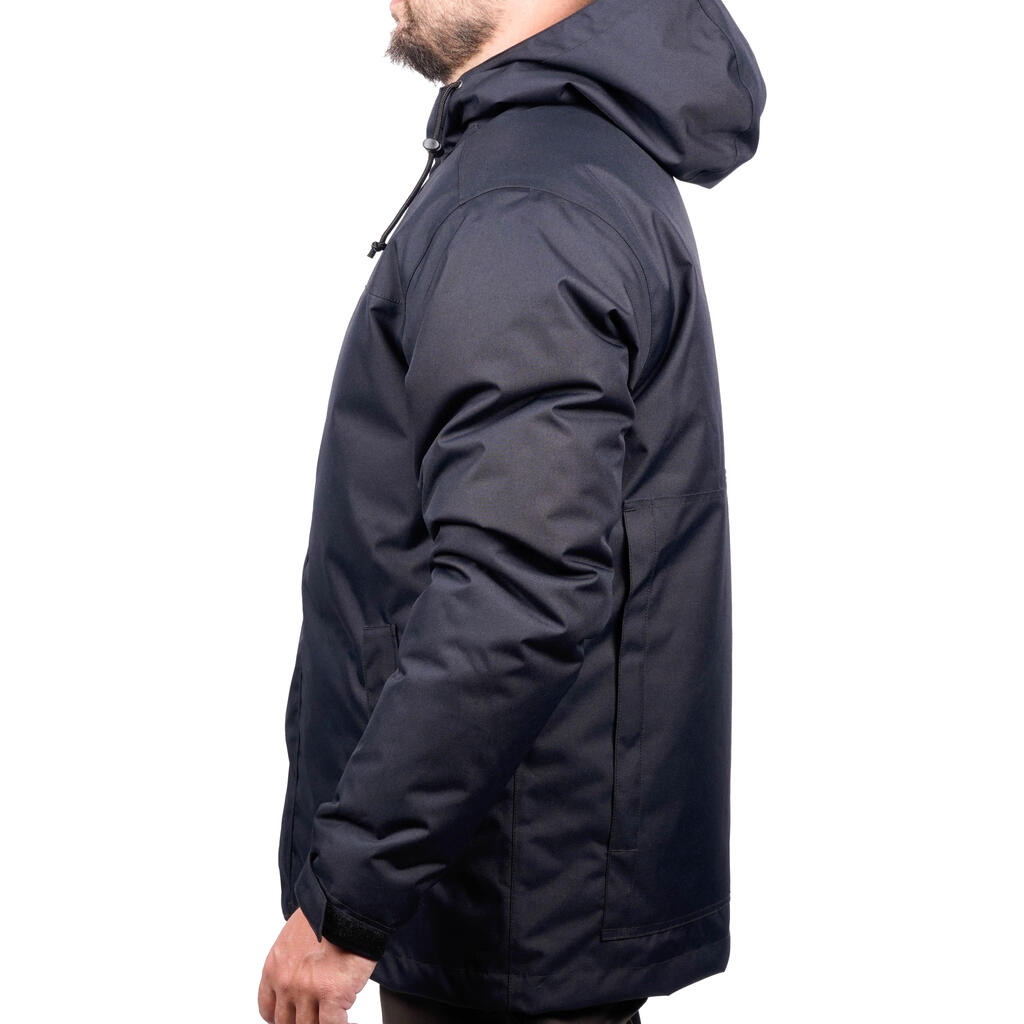 Jagdjacke / Regenjacke 100 warm schwarz