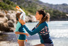 Маска для снорклинга размер XS для детей 6–10 лет синяя EASYBREATH Subea