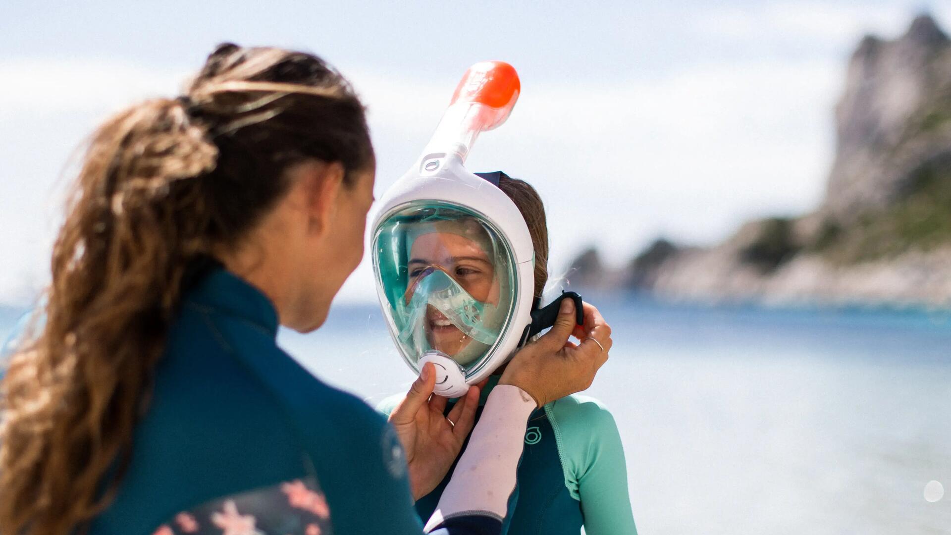 máscara de snorkel