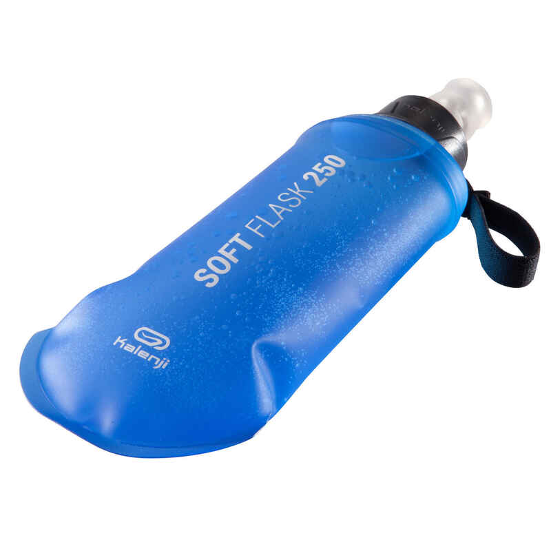 FLEXIBLE RUNNING FLASK 250ML - BLUE