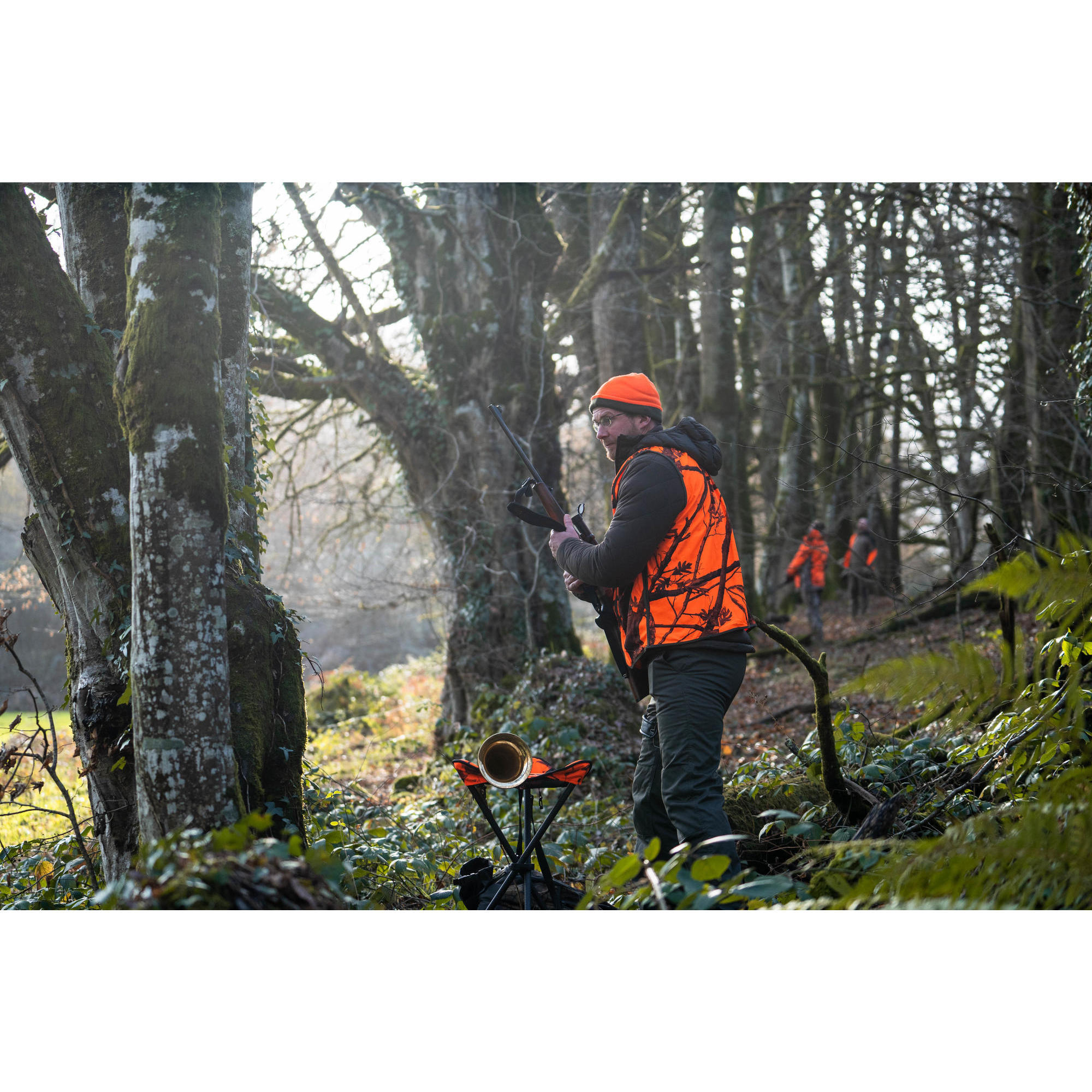 Пуховик для охоты утепленный компактный 900  SOLOGNAC