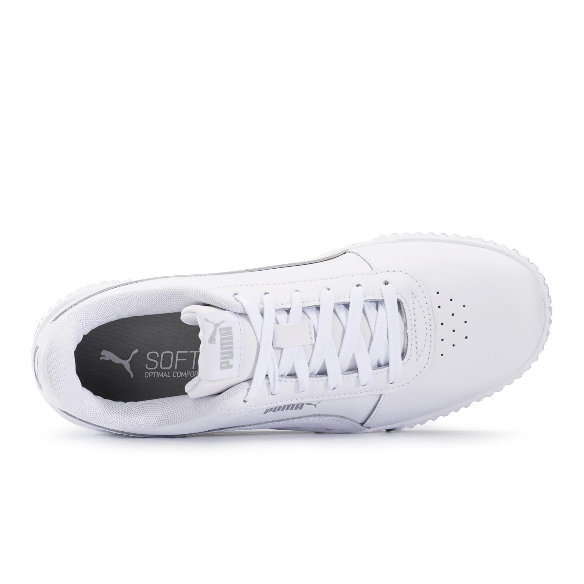 Scarpe camminata donna Puma CARINA bianche PUMA | DECATHLON