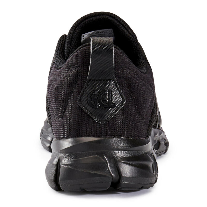 Herensneakers voor sportief wandelen Quantum Lyte zwart