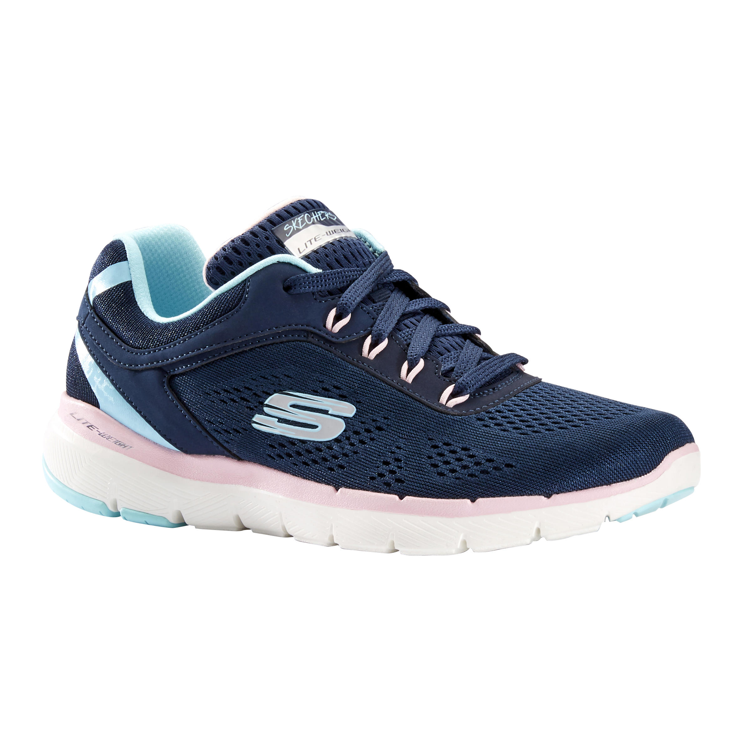 Giro de vuelta Basura Elección Zapatillas Skechers Flex Appeal Mujer de Caminar Azul