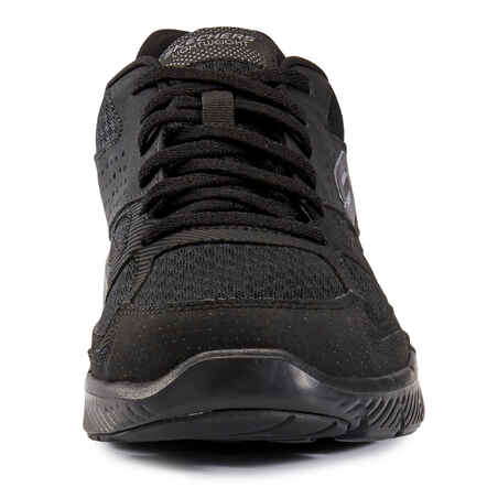 MEN'S SKECHERS FLEX ADVANTAGE 3.0 FITNESS WALKING TRAINERS - BLACK