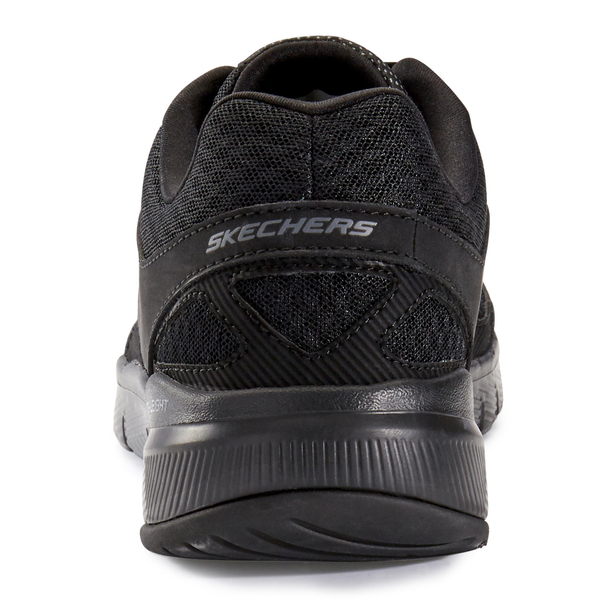 SKECHERS Sneakers voor sportief wandelen heren Flex Advantage zwart |  Decathlon