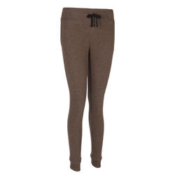 Women's Pilates Gentle Gym Slim-Fit Bottoms 560 - Dark Grey