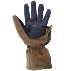 Women's Gloves with Mittens - Deep Chocolate