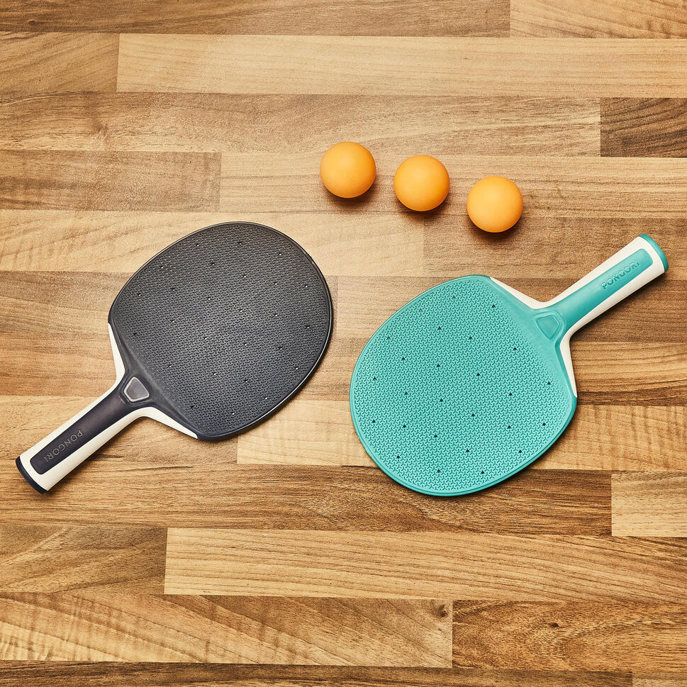 Set De Tennis De Table Complet : 2 Raquettes, 3 Balles Et Sac - Parfait Pour Débutants Et Parties Entre Amis