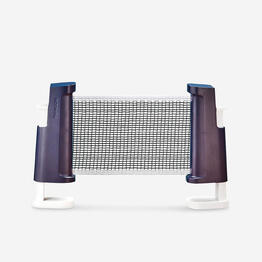 Poteaux filet de ping pong réglable rollnet bleu/blanc