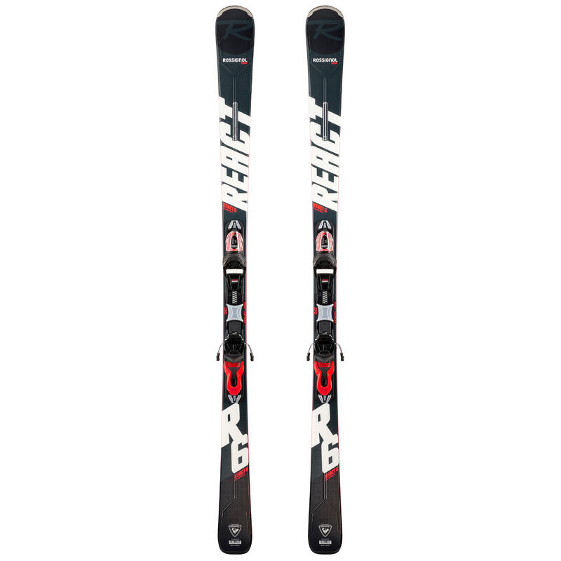 SKI DE PISTE HOMME AVEC FIXATION / REACT 6 ROSSIGNOL