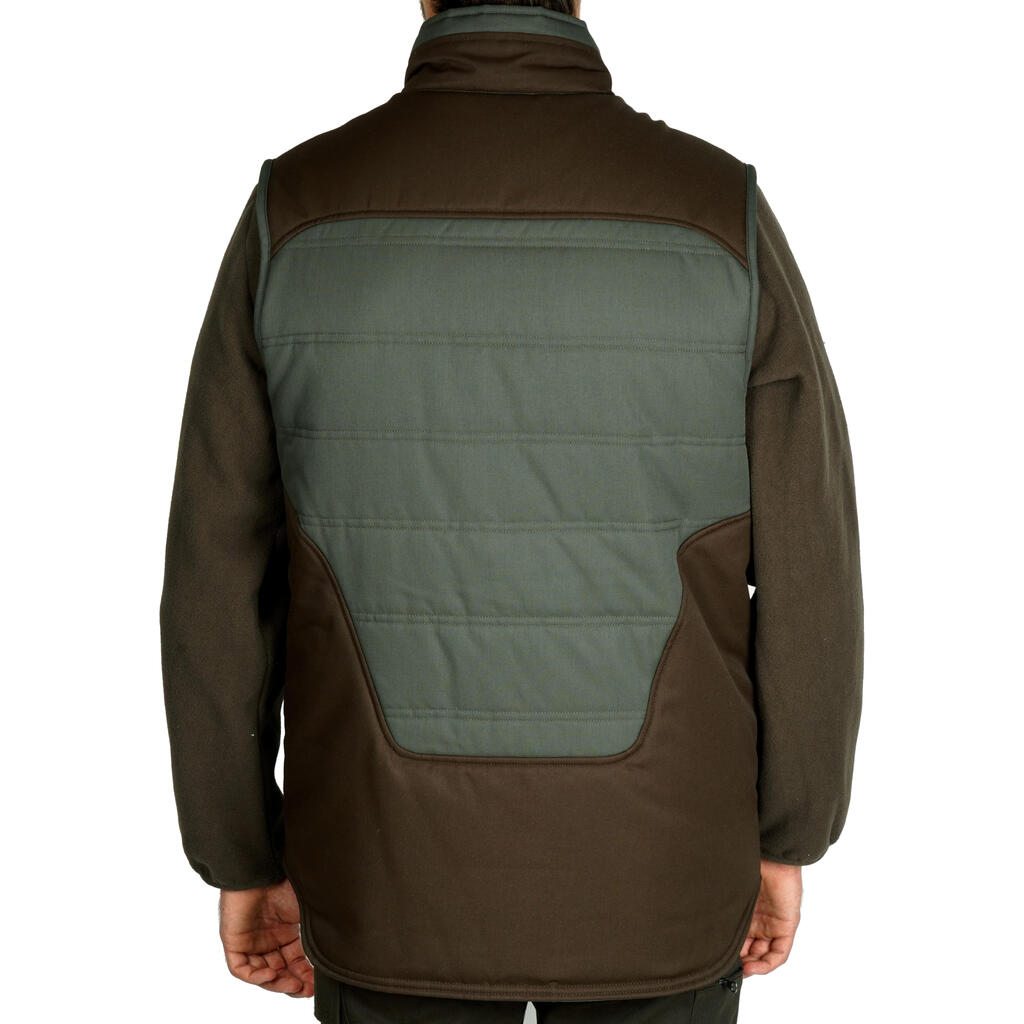 Hunting warm gilet 500 green.