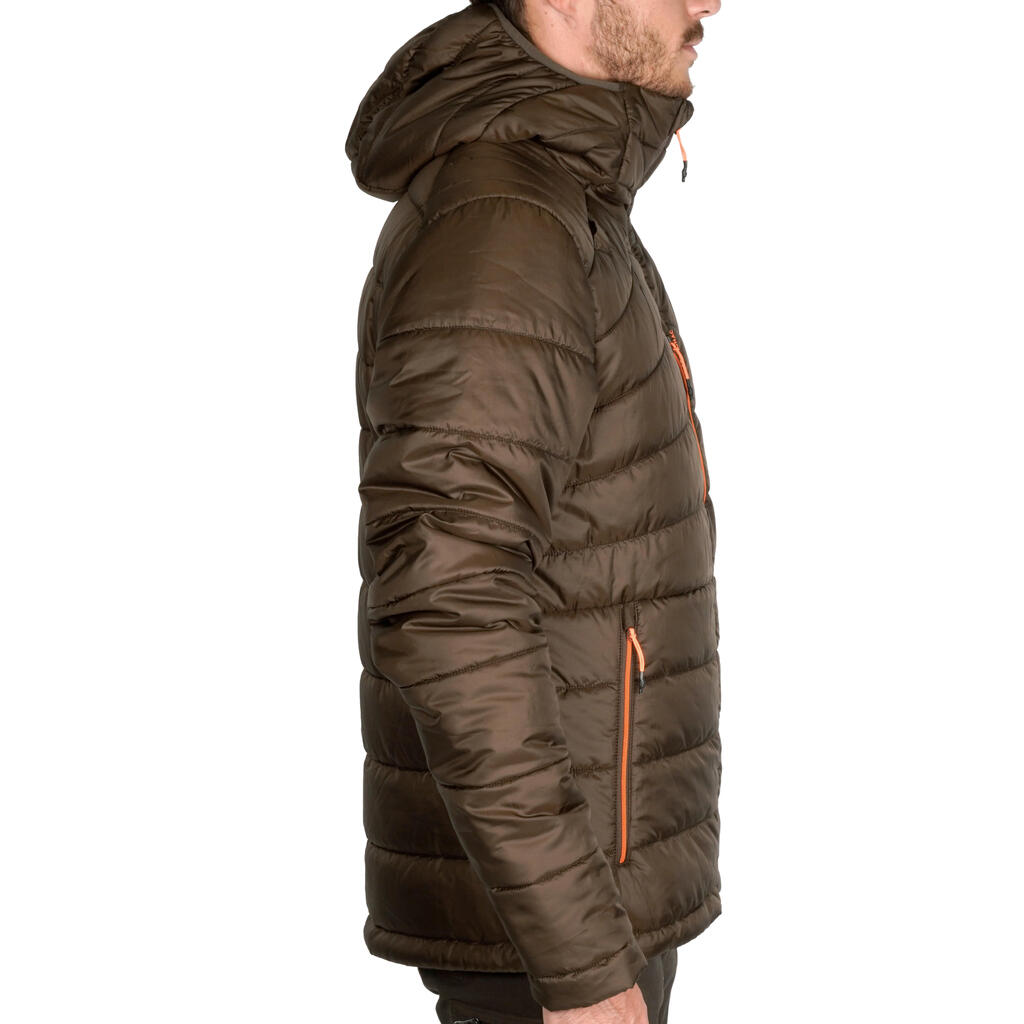 Jagdjacke 900 warm klein verstaubar braun 