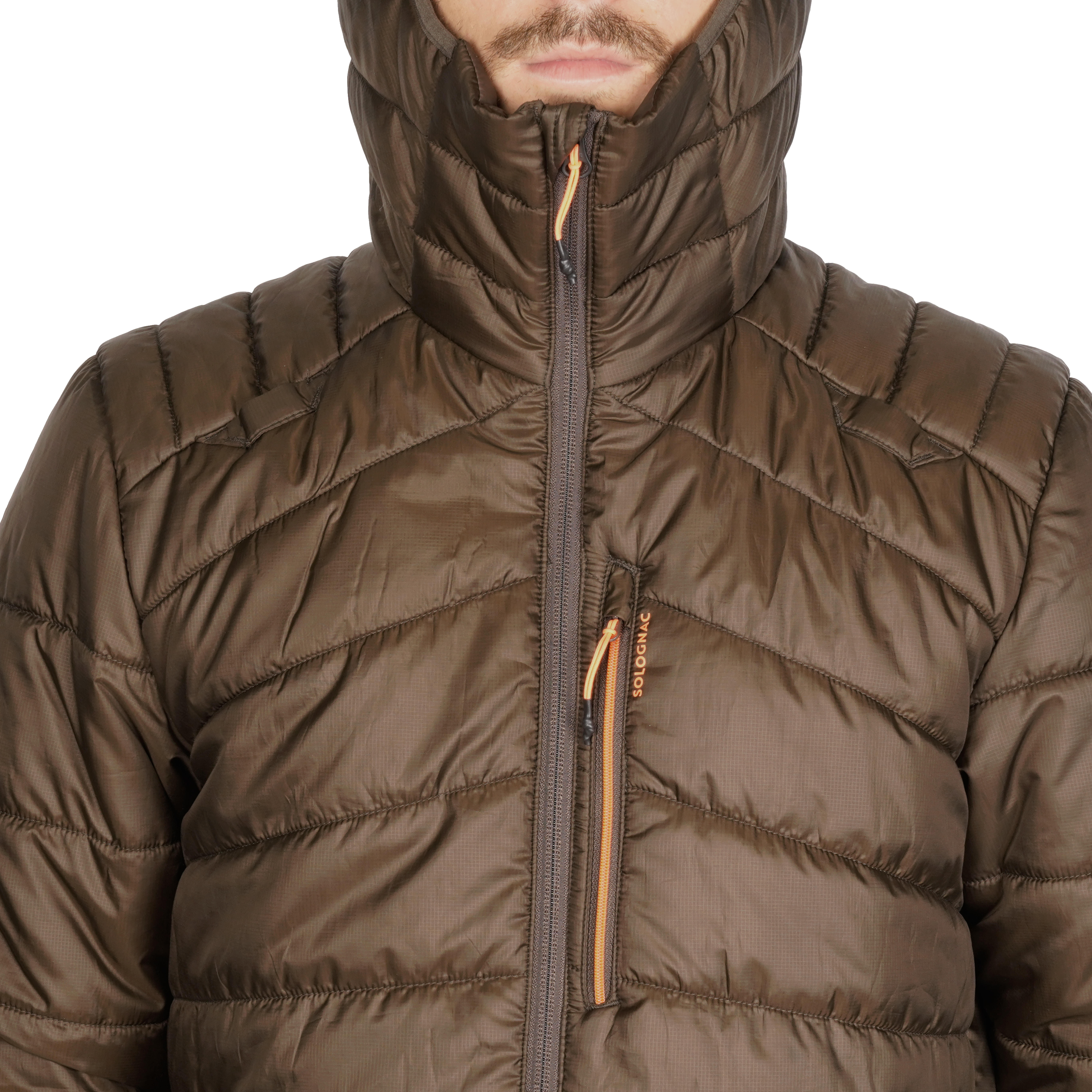 Пуховик для охоты утепленный компактный 900  SOLOGNAC