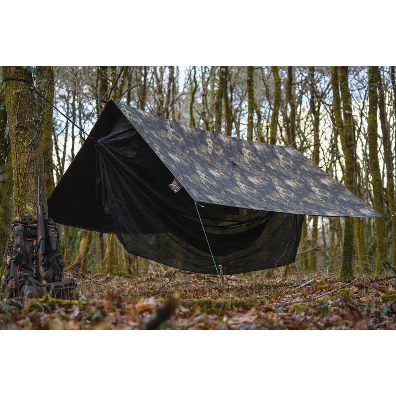 Moskytiéra k hamace na bushcraft