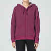 Sweat zippé à capuche fitness femme - 500  violet