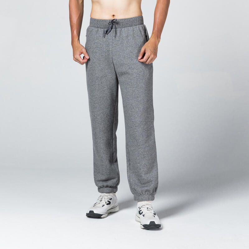 Fitness Fleece Jogging Bottoms with Zip Pockets Domyos - Decathlon