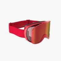 Skibrille Snowboardbrille G 500 I Allwetter Erwachsene/Kinder rot