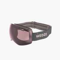 CHILDREN'S & ADULT'S BAD WEATHER SKIING AND SNOWBOARDING GOGGLES G900 FL - PINK