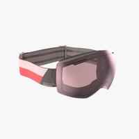 CHILDREN'S & ADULT'S BAD WEATHER SKIING AND SNOWBOARDING GOGGLES G900 FL - PINK