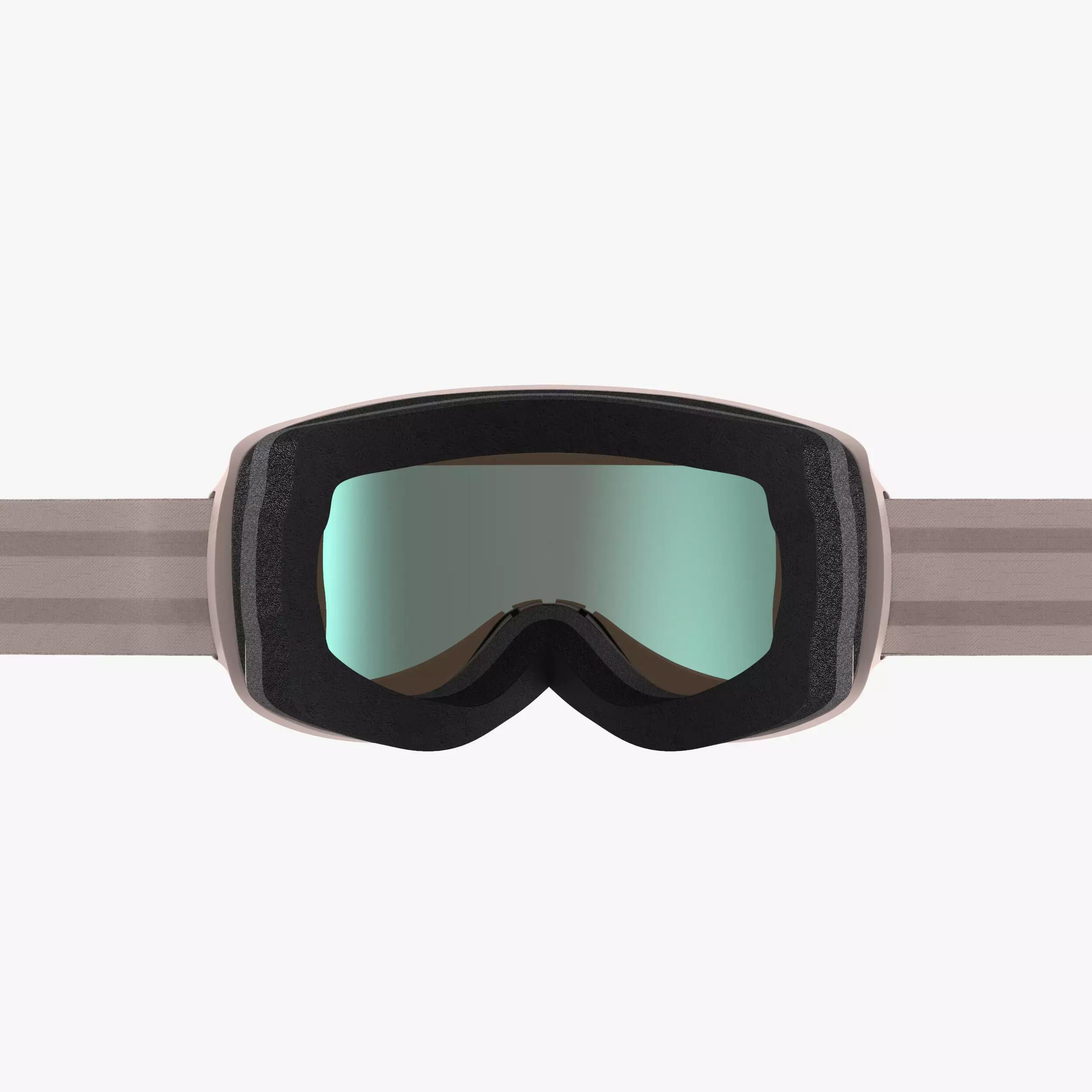 KIDS’ AND ADULT’S GOOD WEATHER SKIING AND SNOWBOARDING GOGGLES - G 500 s3 - PINK 4/4
