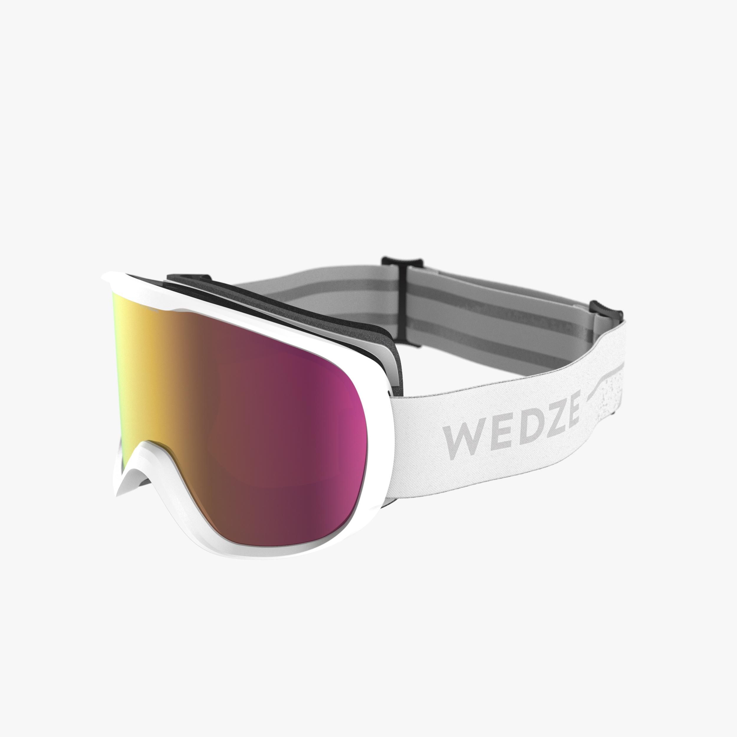 MASQUE DE SKI ET DE SNOWBOARD FILLE ET FEMME G 500 PH TOUS TEMPS WEDZE |  Decathlon