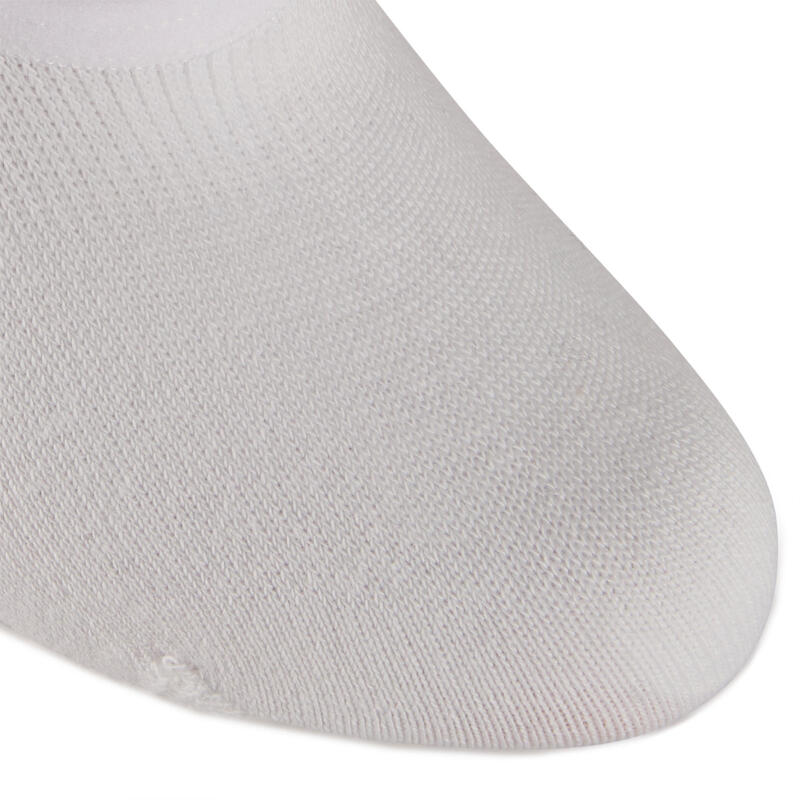 Sokken voor sportief wandelen/nordic walking WS 100 Invisible wit 3 paar