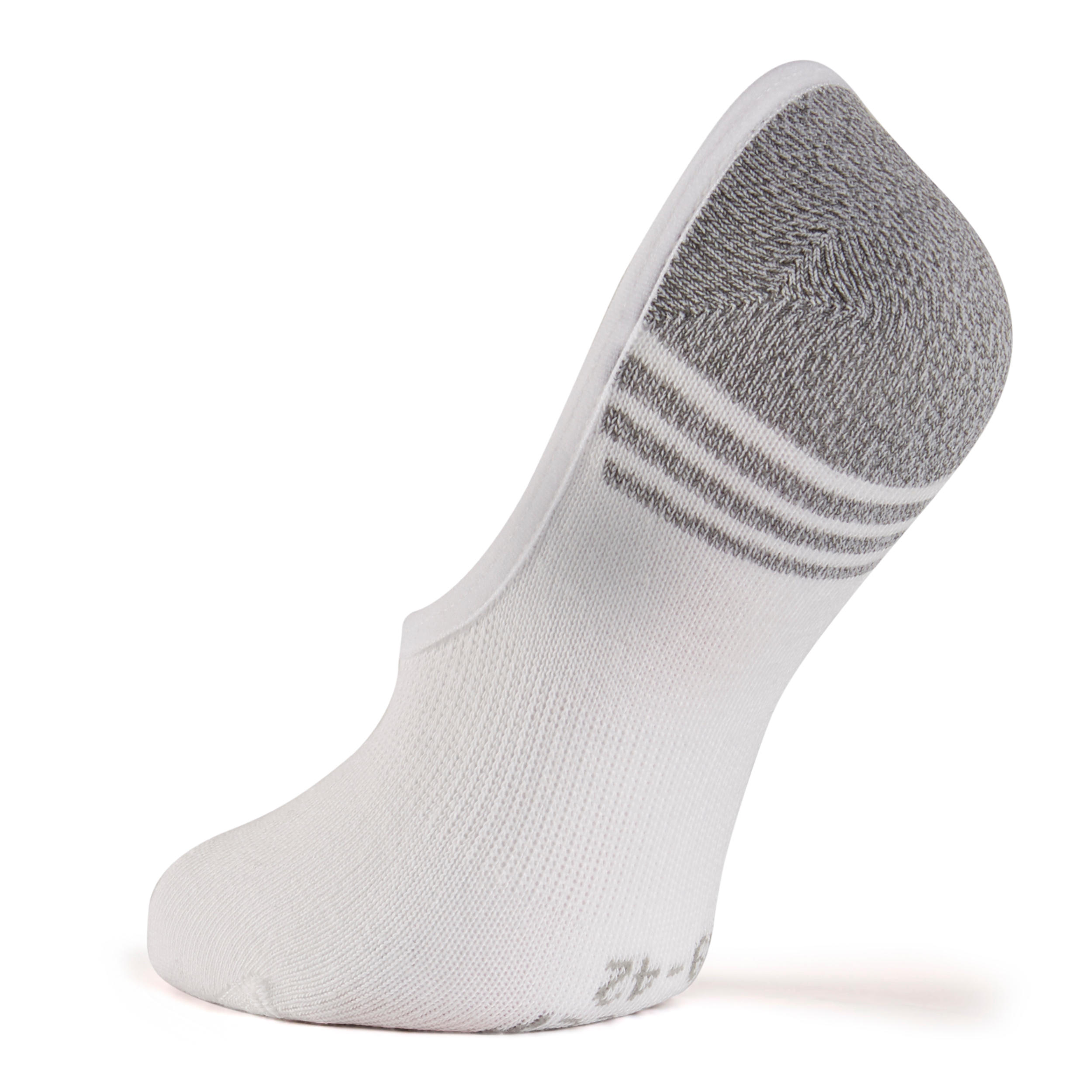 Fitness/Nordic Walking Socks WS 100 Invisible 3-Pack - white 3/7