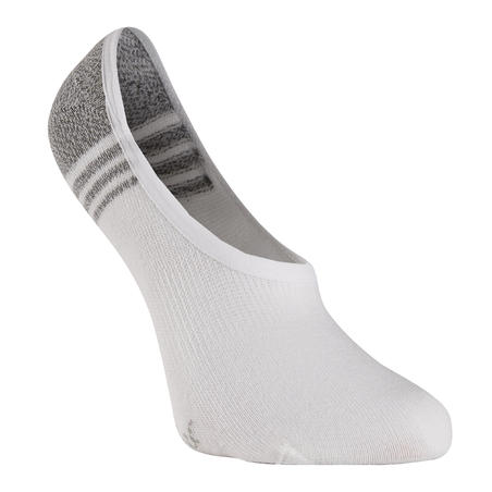 Chaussettes marche sportive/nordique WS 100 Invisible blanc (3 paires)