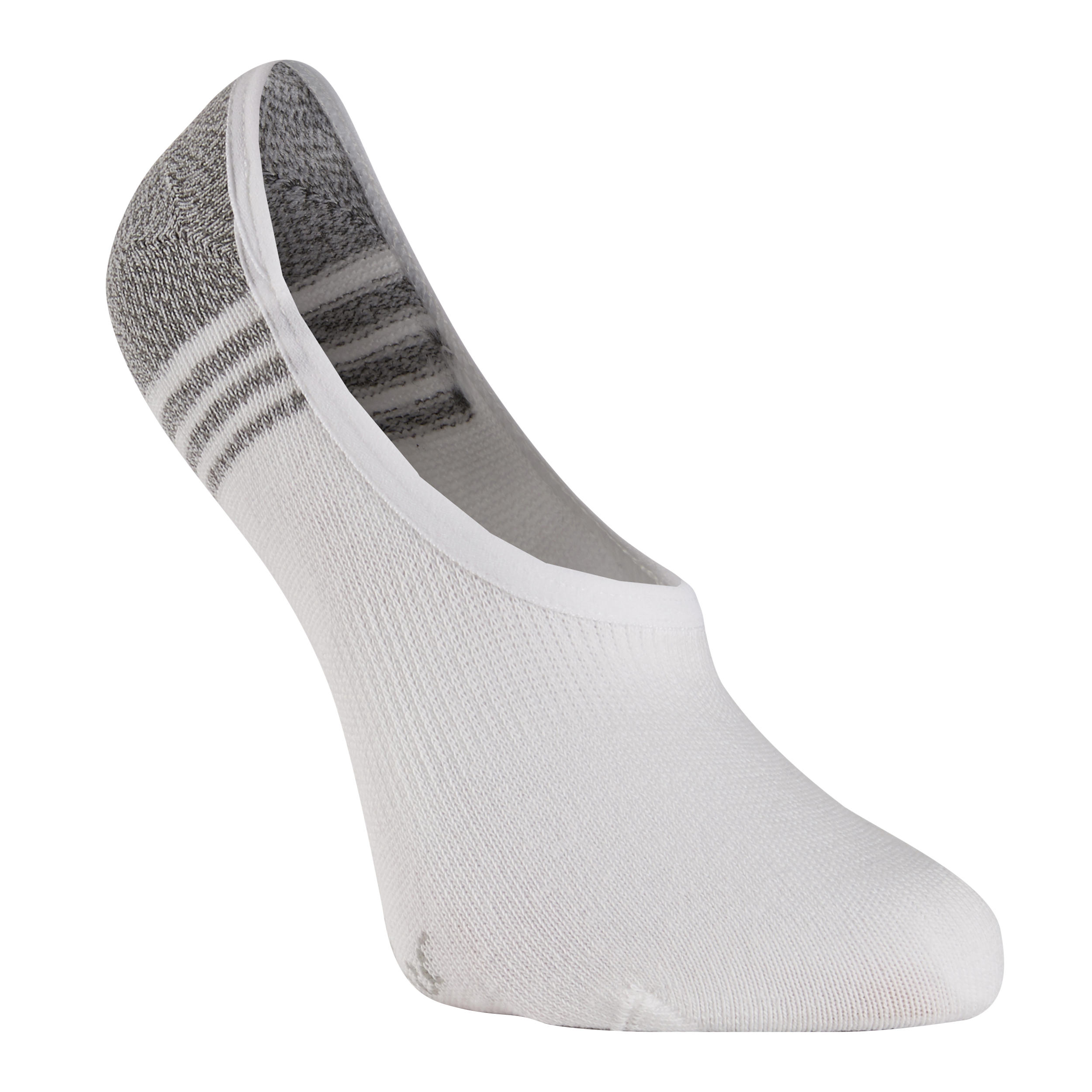 Fitness/Nordic Walking Socks WS 100 Invisible 3-Pack - white 2/7