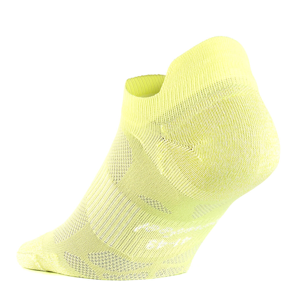 Fitness Walking Socks WS 500 Fresh Invisible - yellow