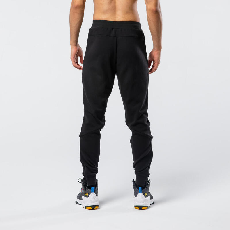 Men's Basketball Tracksuit Bottoms P500 - Black