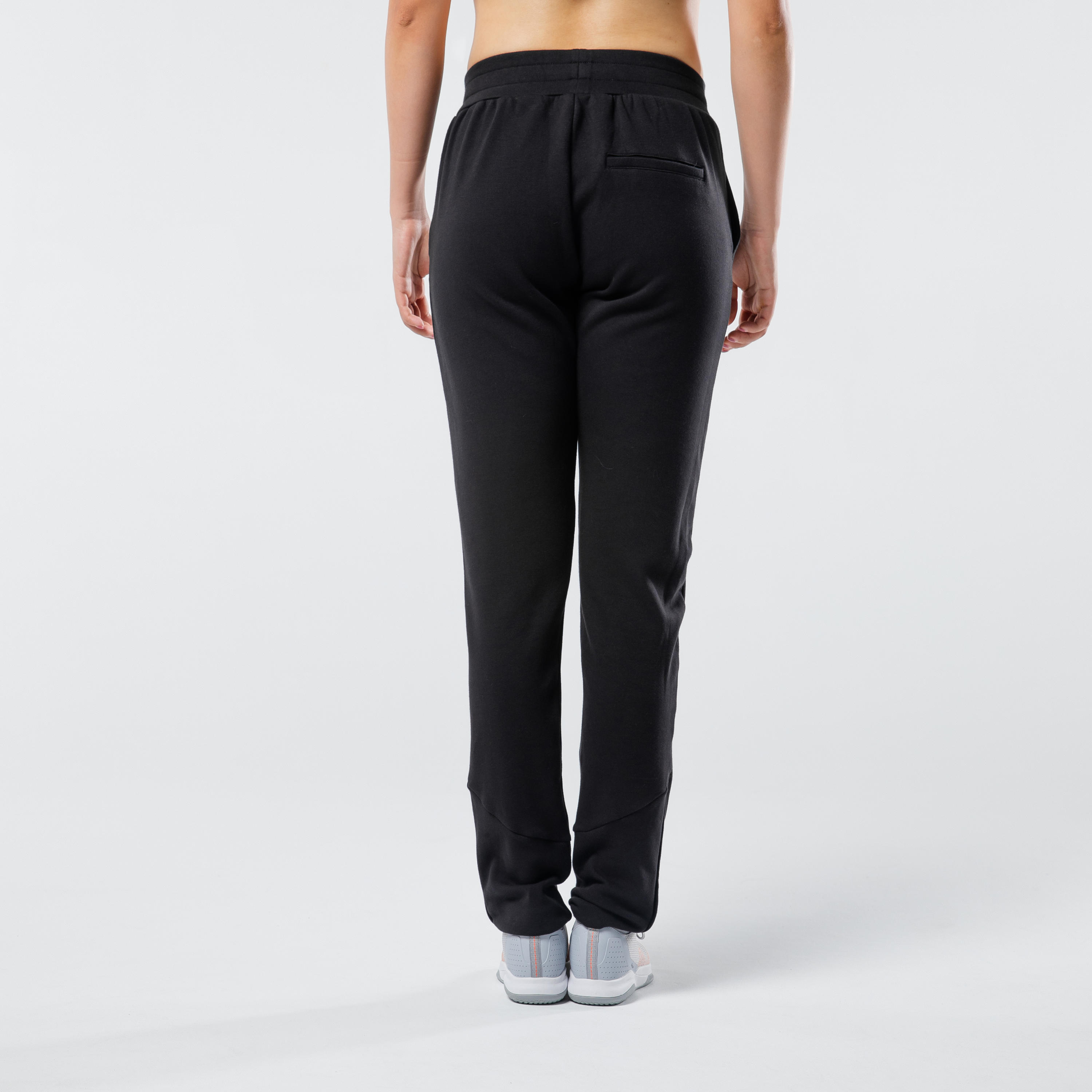 PANTALONI DA BASKET DONNA P500 NERO