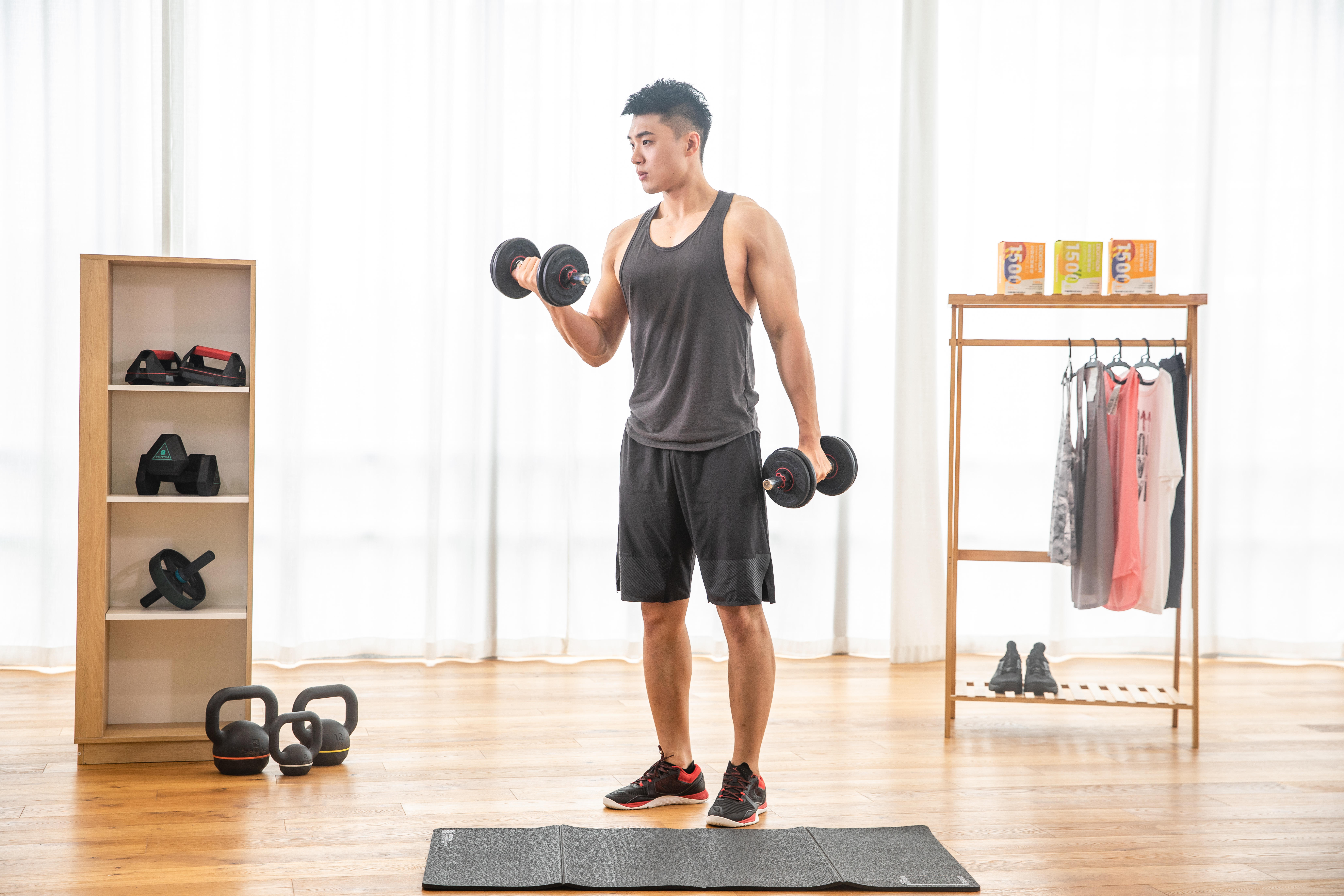 Domyos weight training dumbbell kit 20 kg hotsell