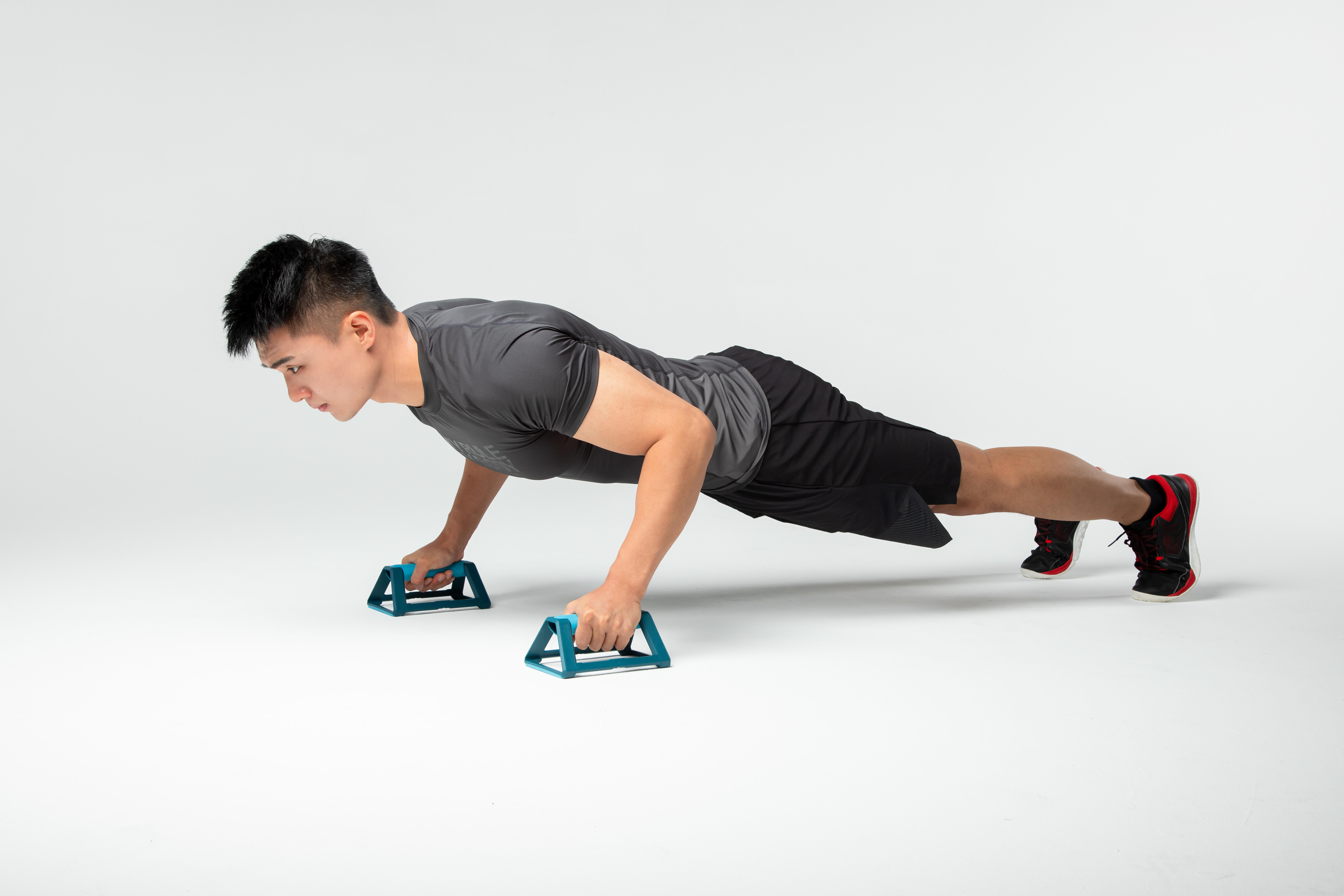 Lateral Slide Push-ups