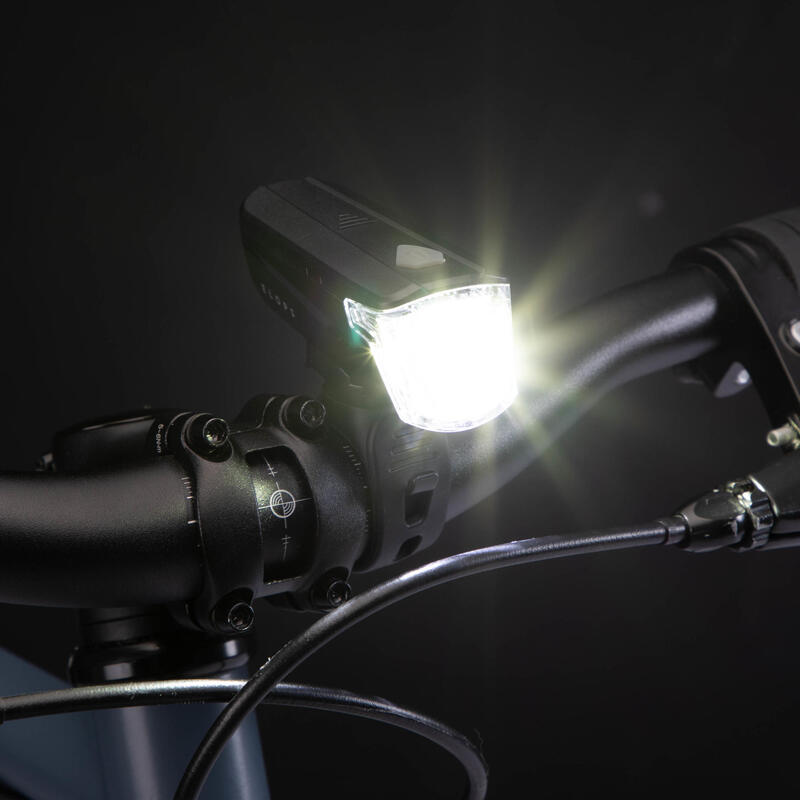 Zestaw lampek rowerowych Elops ST 110 przednia i tylna na baterie