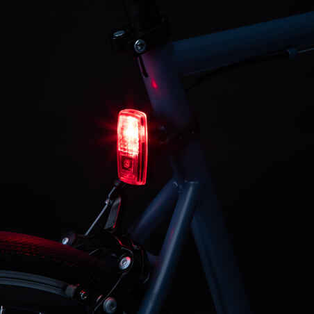 Priekinio ir galinio baterijomis maitinamų LED dviračio žibintų rinkinys „ST 110“
