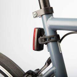 Waterproof front and rear battery-powered LED bike light set