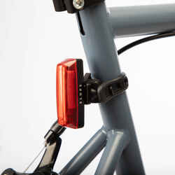 Powerful front and rear USB LED bike light set