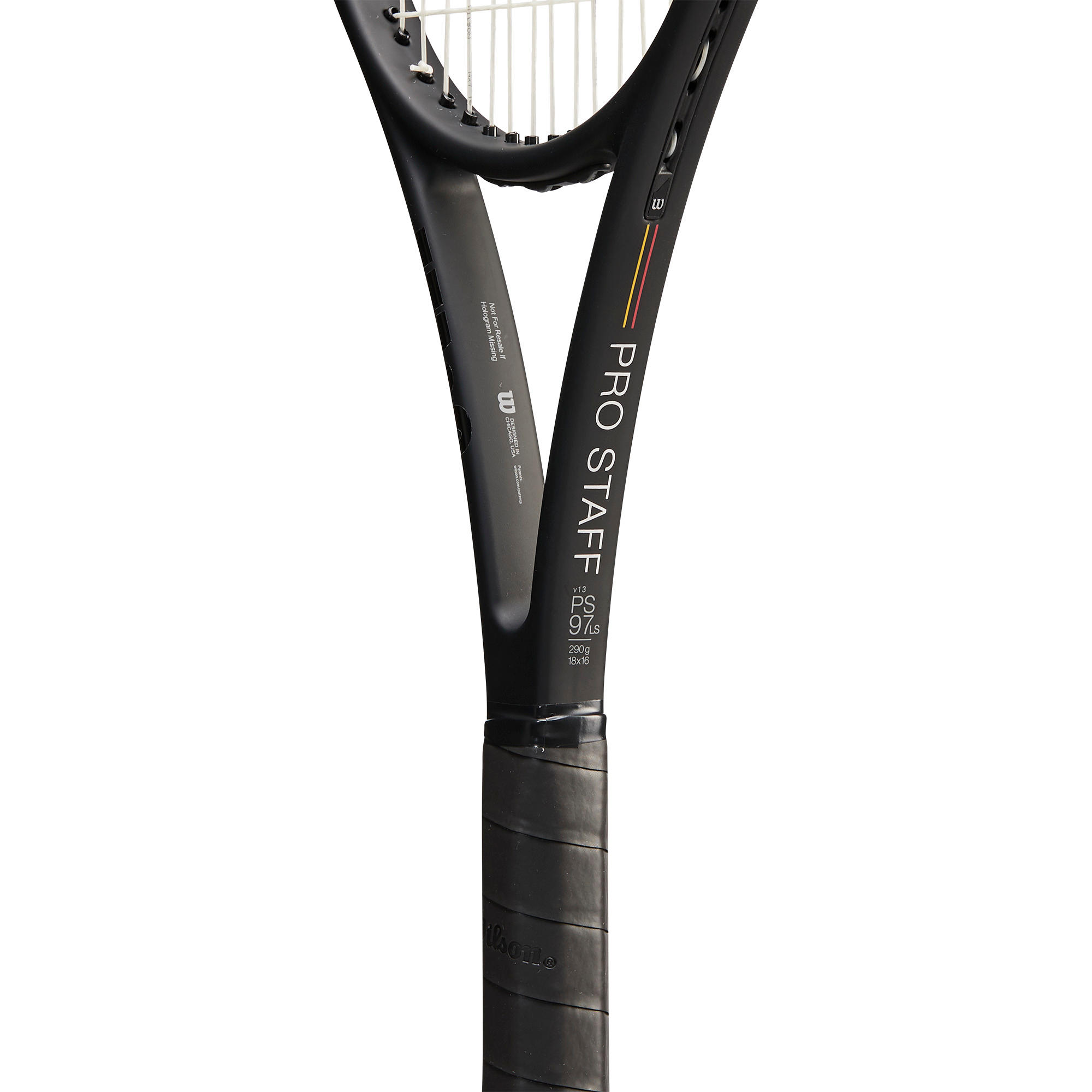 Adult Tennis Racket Pro Staff 97LS V13 290g - Black 7/7