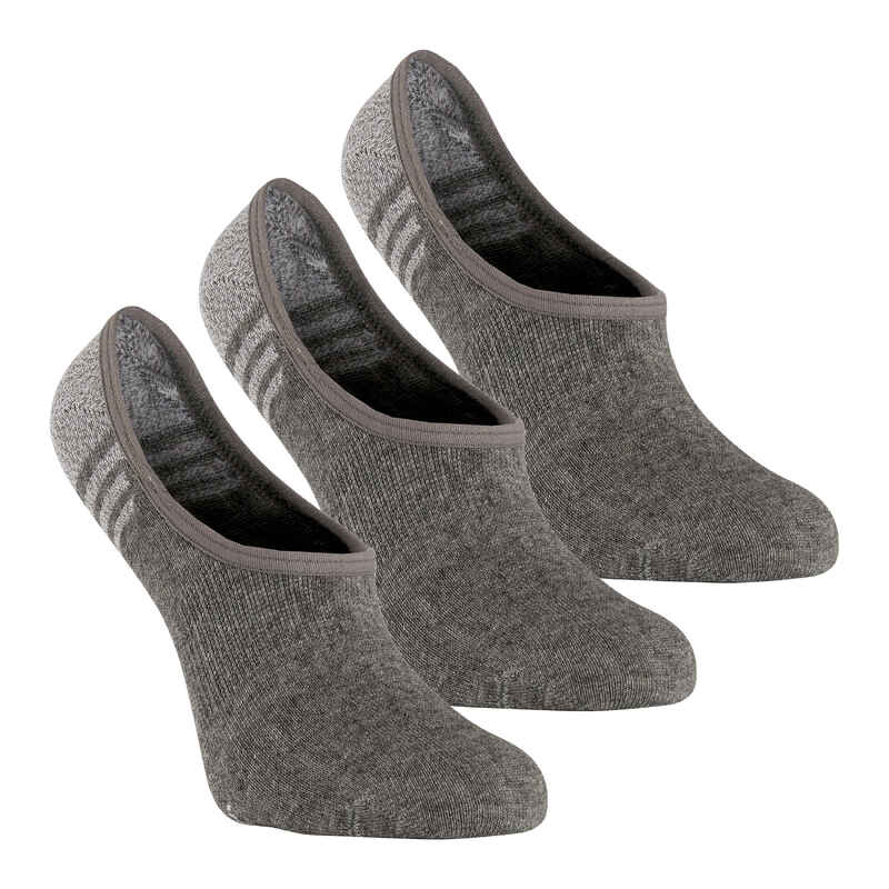 Walkingsocken WS 100 Invisible 3er-Pack hellgrau