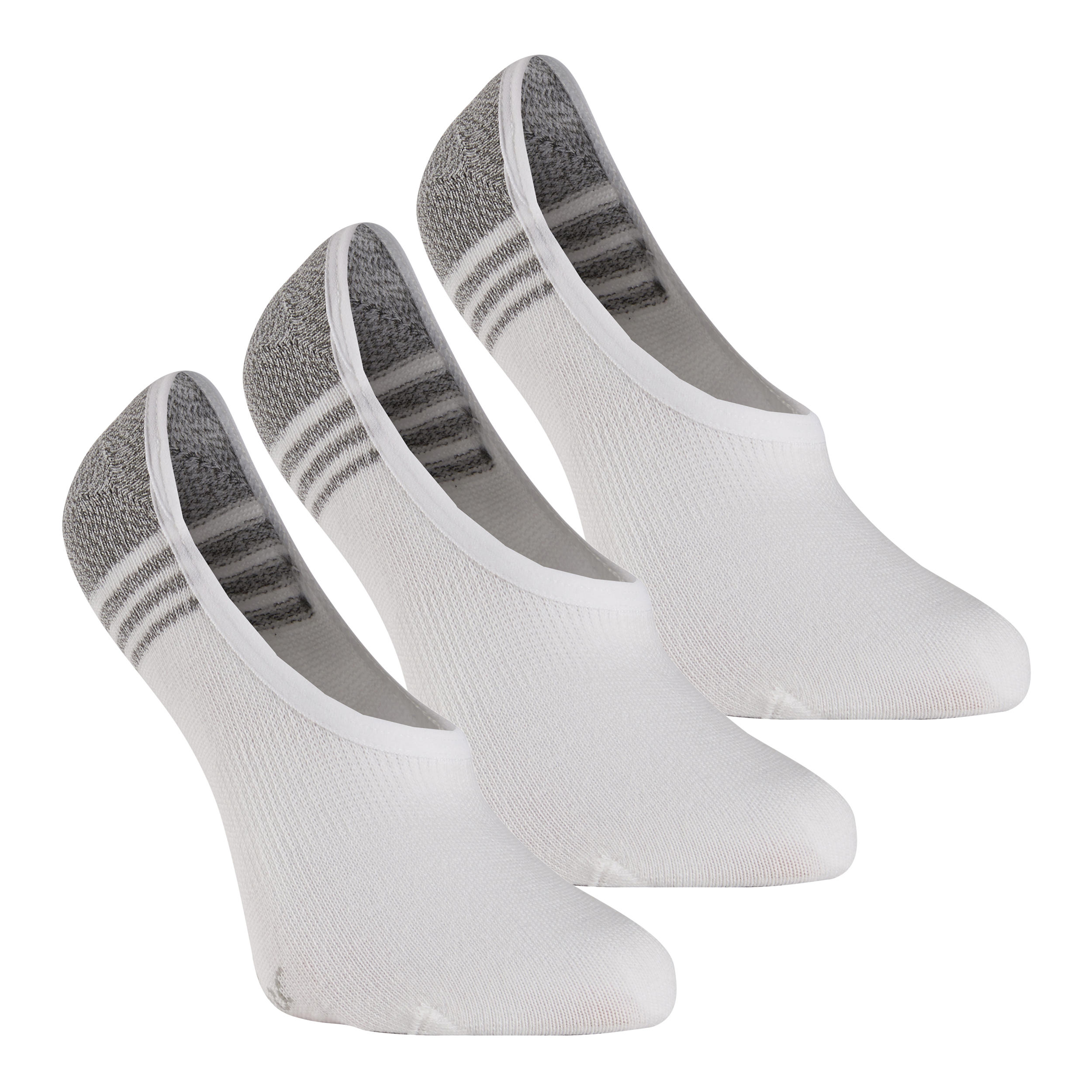 Fitness/Nordic Walking Socks WS 100 Invisible 3-Pack - white 1/7