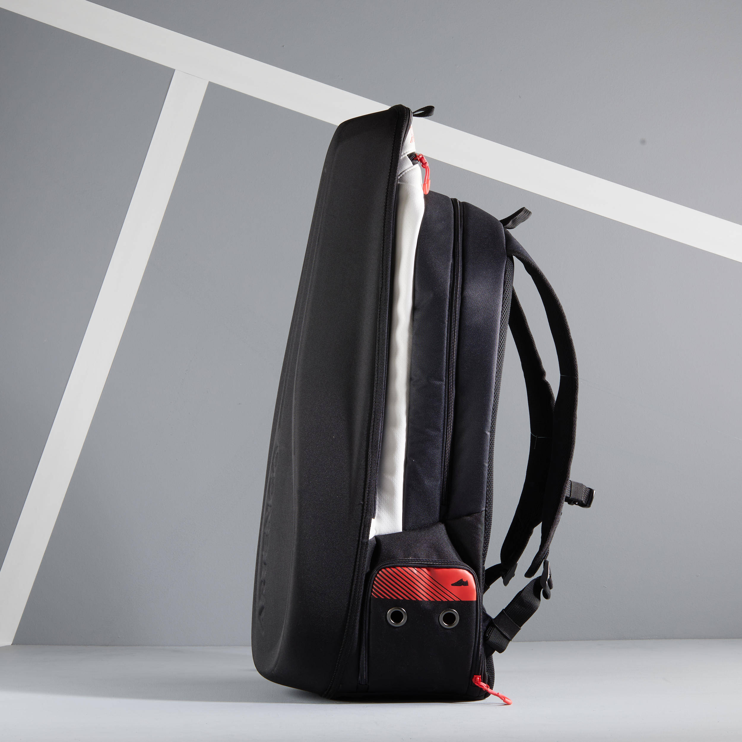 38 L Tennis Backpack XL Pro - Black/White/Red -  4