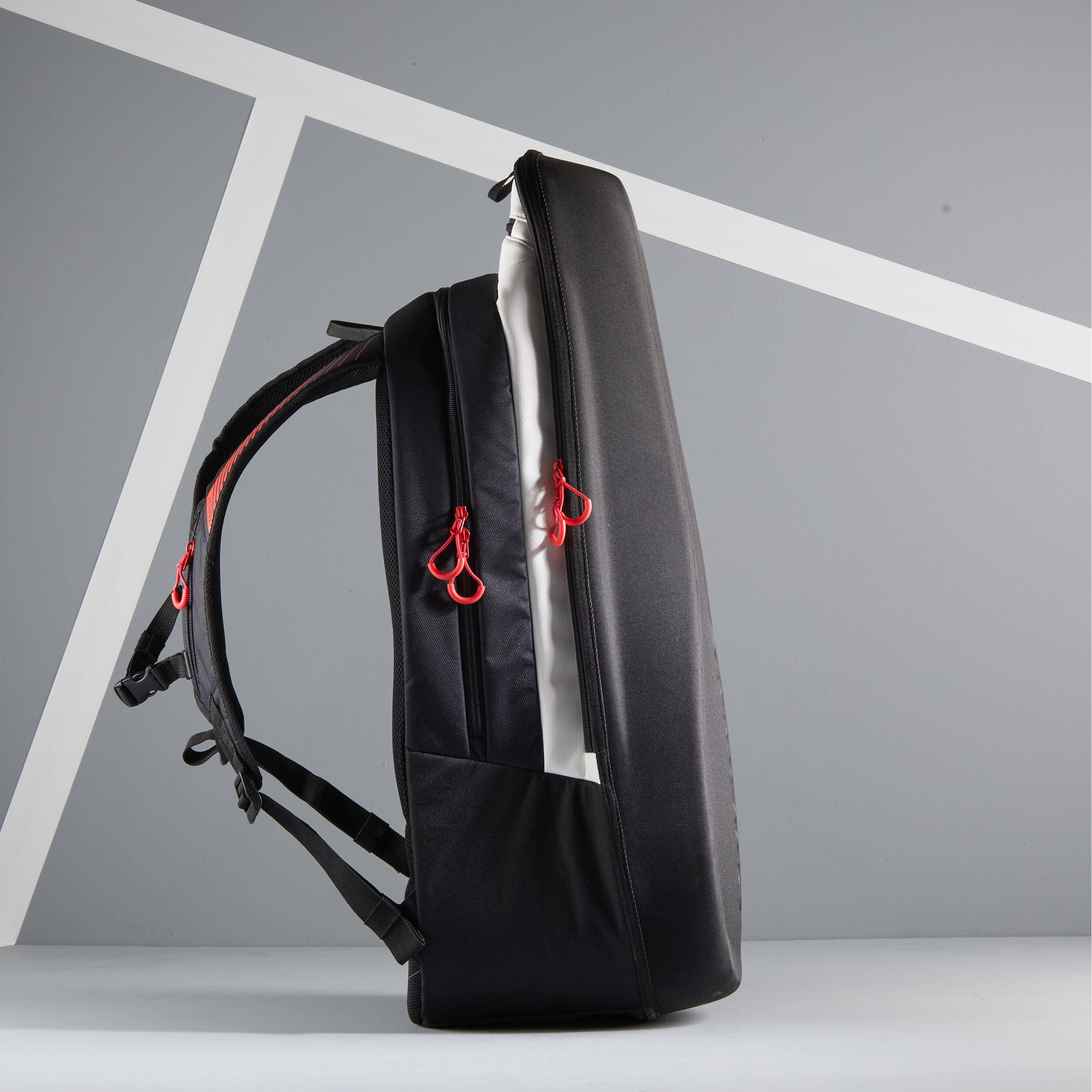 38 L Tennis Backpack XL Pro - Black/White/Red -  3