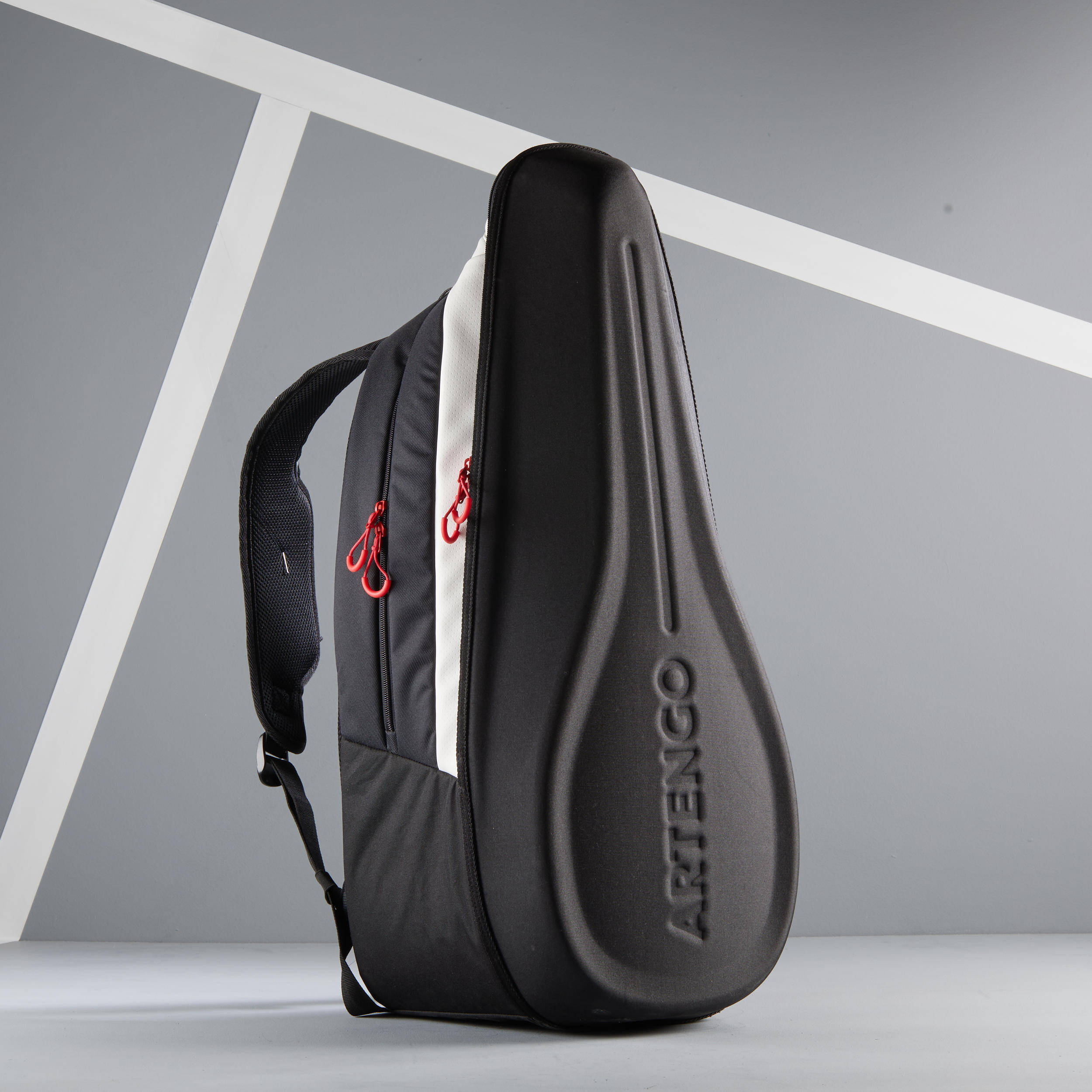 38 L Tennis Backpack XL Pro - Black/White/Red -  2