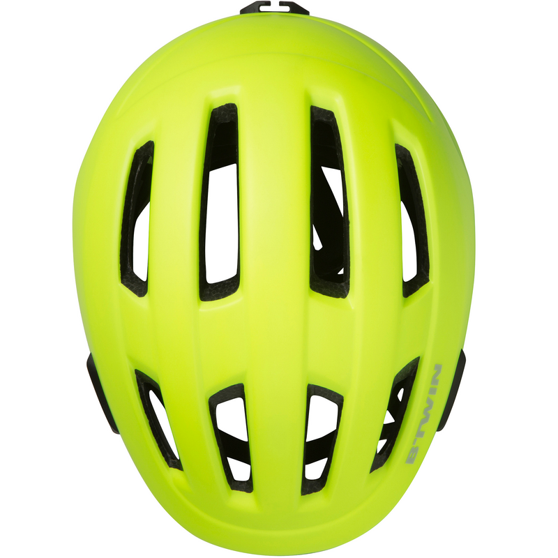 Casque velo jaune fluo hotsell