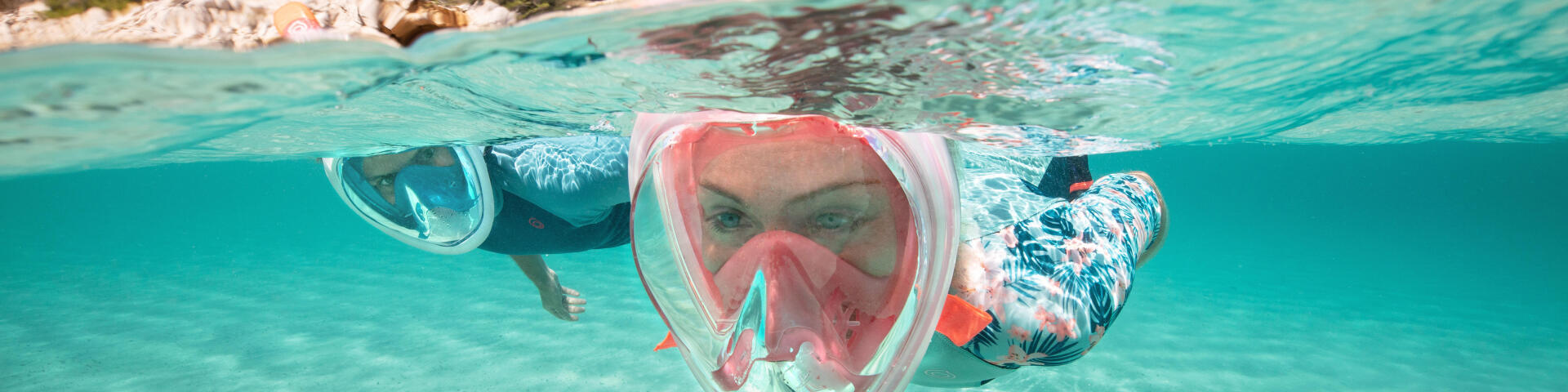 Säkerhet vid snorkling, simning med fenor