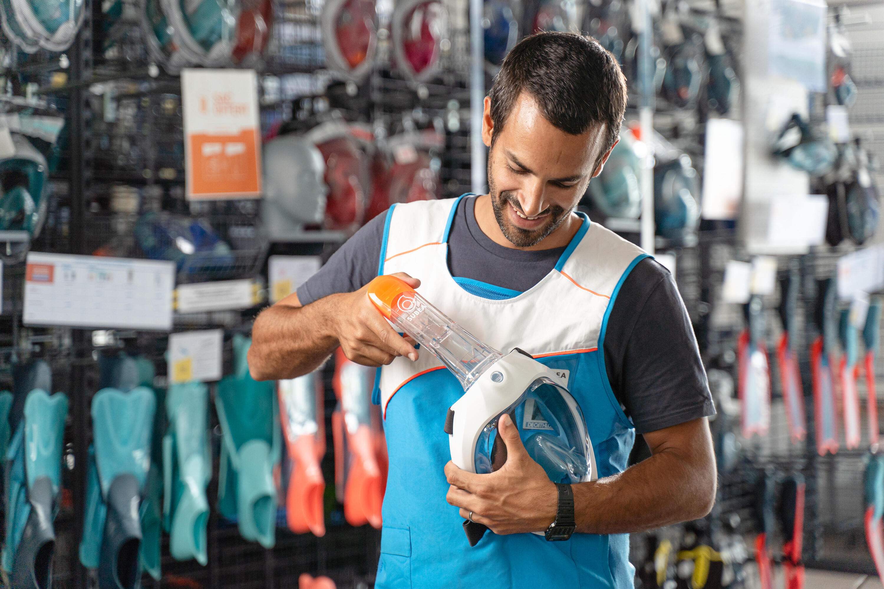 WORKSHOP Cambio pezzo maschera EASYBREATH