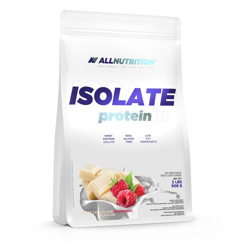 Odżywka białkowa ISOLATE PROTEIN 908 g WHITE CHOCOLATE RASPBERRY